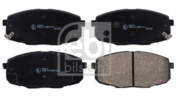 Stabdžių trinkelių rinkinys, diskinis stabdys FEBI BILSTEIN 170119