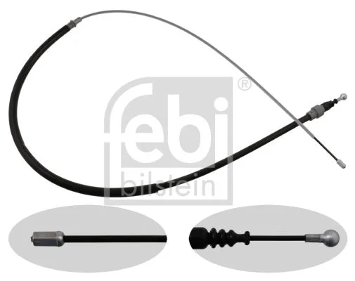 Trosas, stovėjimo stabdys FEBI BILSTEIN 24412