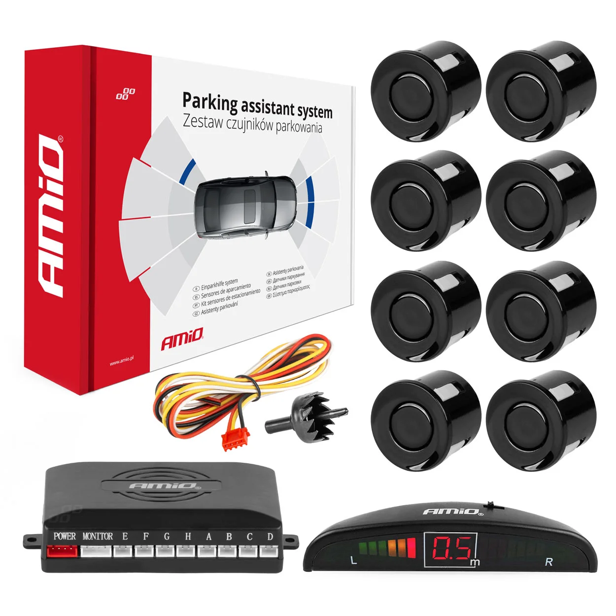 Sensor kit, park distance control AMiO 01560