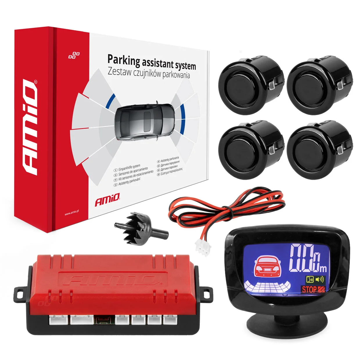 Sensor kit, park distance control AMiO 01578
