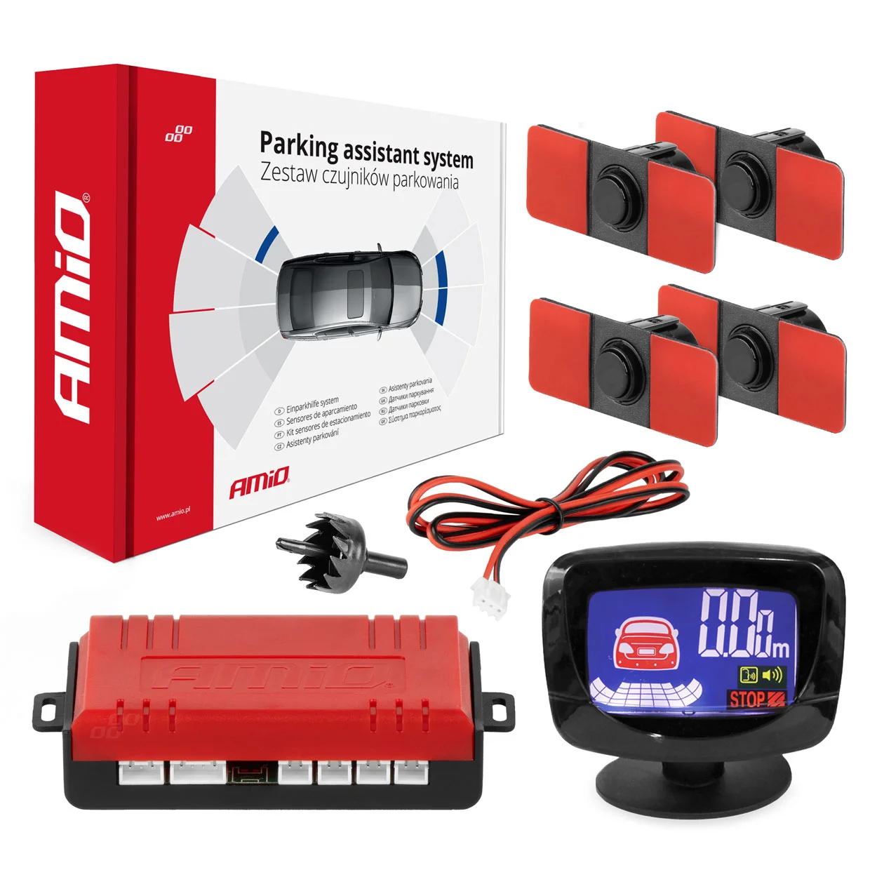 Sensor kit, park distance control AMiO 02257