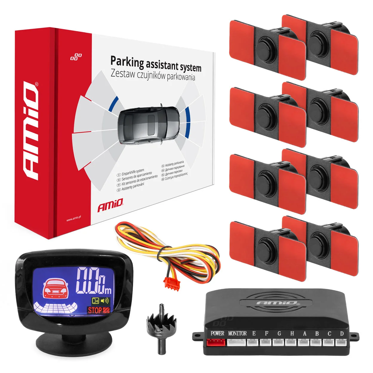 Snímačová sada, parkovacia pomôcka AMiO 02258