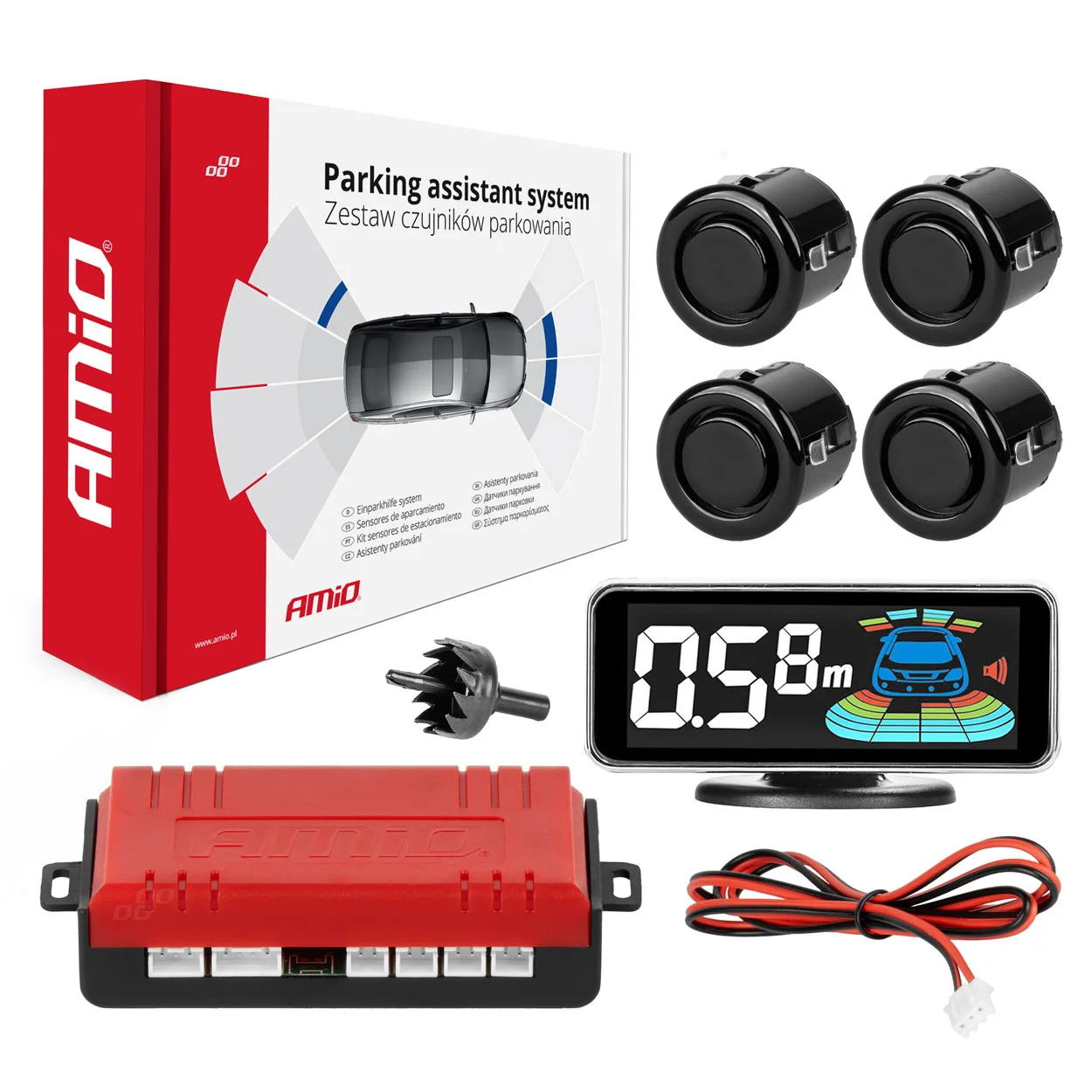 Sensor kit, park distance control AMiO 03186