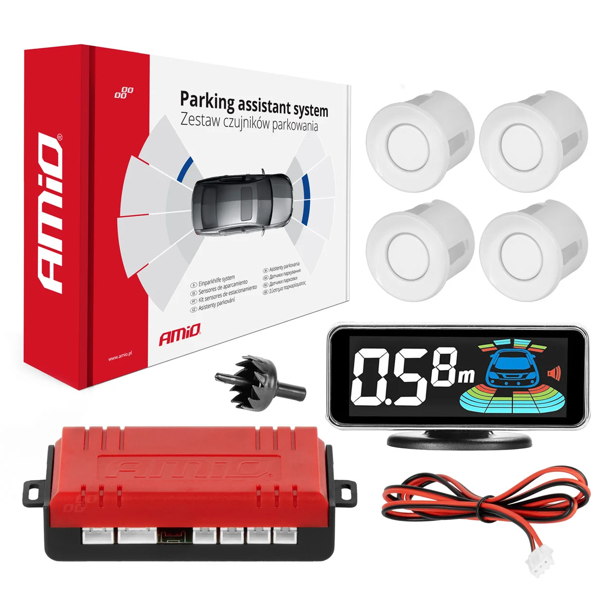 Sensor kit, park distance control AMiO 03188