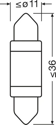 6418DWP-1BL OSRAM 6418DWP-1BL