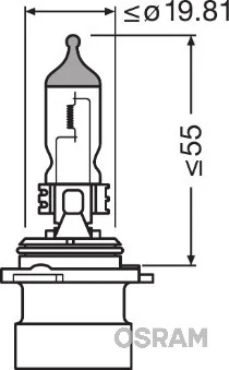 9006XS OSRAM 9006XS