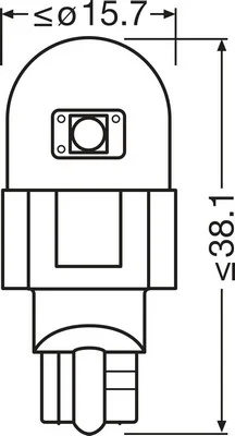 921DWP-2BL OSRAM 921DWP-2BL