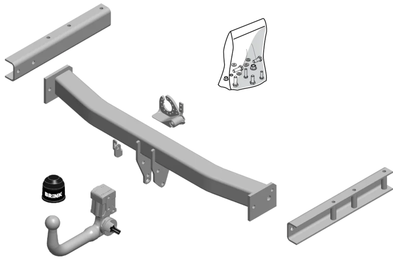 Priekabos prikabintuvas BRINK 592300