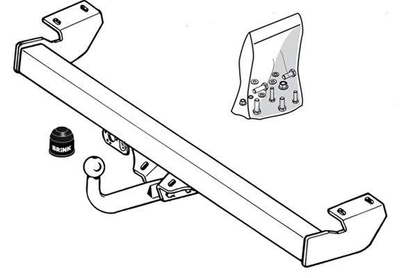 Priekabos prikabintuvas BRINK 214300