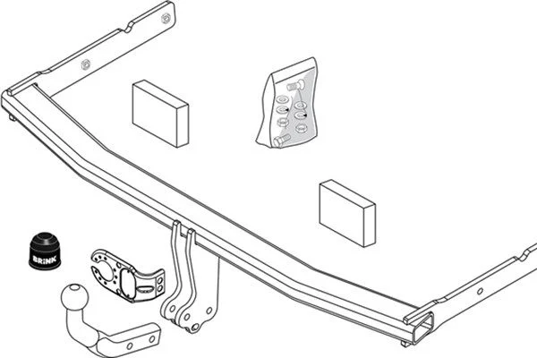 Priekabos prikabintuvas BRINK 356600