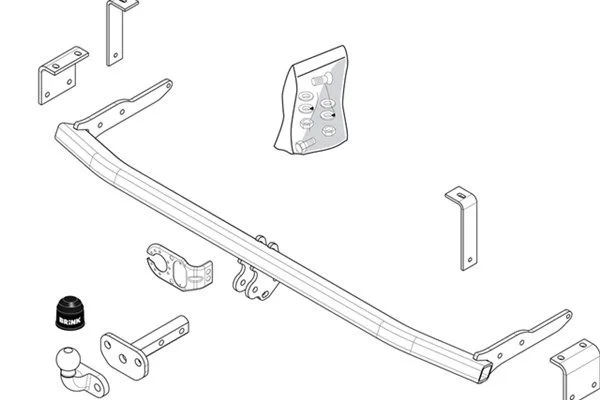 Priekabos prikabintuvas BRINK 445900