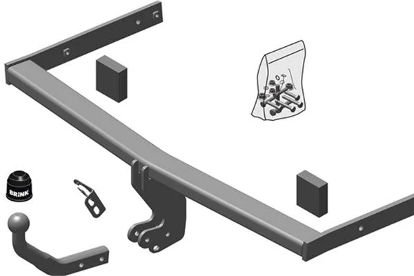 Priekabos prikabintuvas BRINK 451400