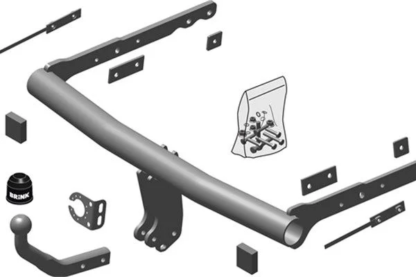 Priekabos prikabintuvas BRINK 478200