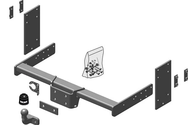 Priekabos prikabintuvas brink 511200