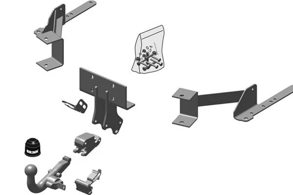 Priekabos prikabintuvas BRINK 526100