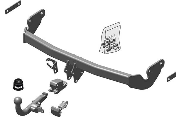 Priekabos prikabintuvas BRINK 538300