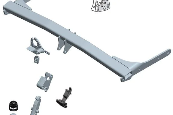 Priekabos prikabintuvas BRINK 558200