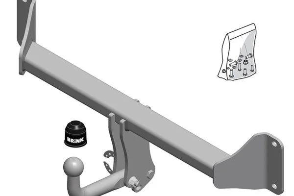 Priekabos prikabintuvas BRINK 595300