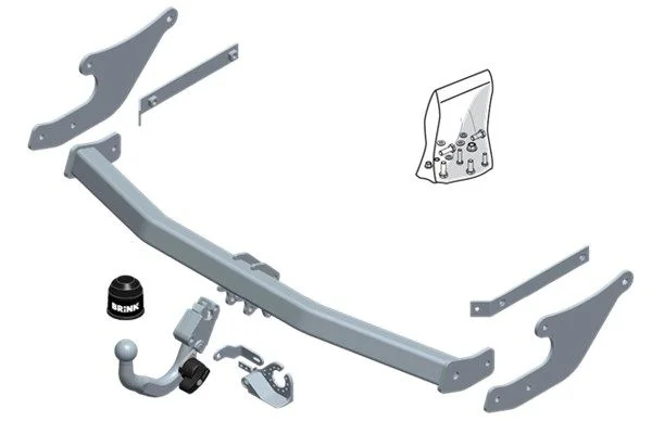 Priekabos prikabintuvas BRINK 607700