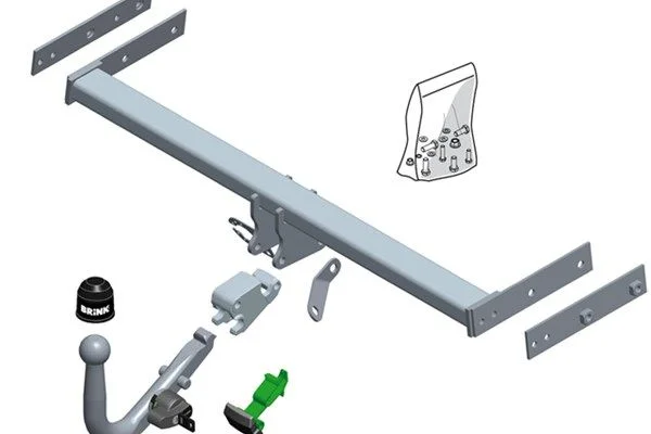 Priekabos prikabintuvas BRINK 612900
