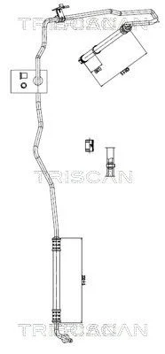 Hydraulic Hose, steering TRISCAN 8516 16002