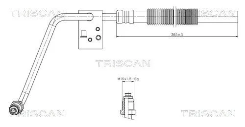 Hidraulinė žarna, vairo sistema TRISCAN 8516 29066