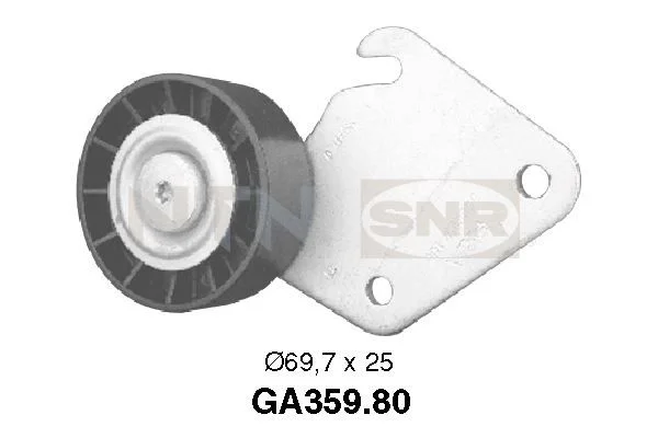 Deflection/Guide Pulley, V-ribbed belt SNR GA359.80