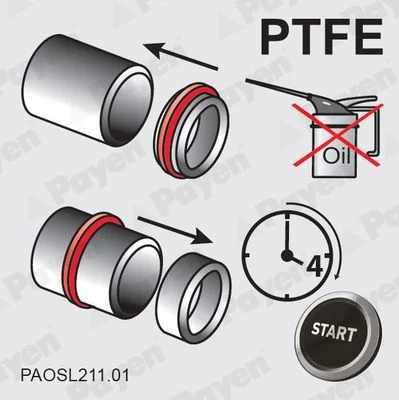 Shaft Seal, camshaft PAYEN NA5457