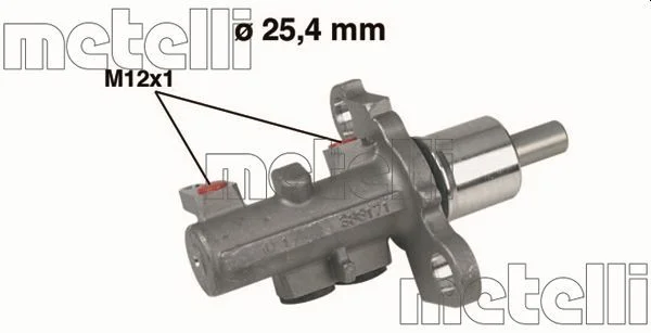 Brake Master Cylinder METELLI HYDRAULIKA 05-0402