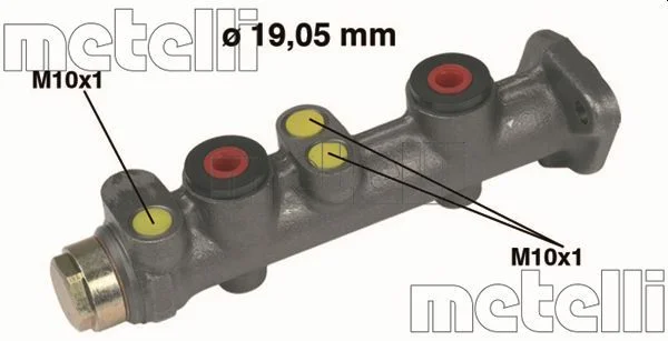 Hlavný brzdový válec METELLI 05-0028