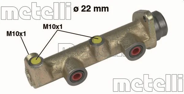 Brake Master Cylinder METELLI 05-0134