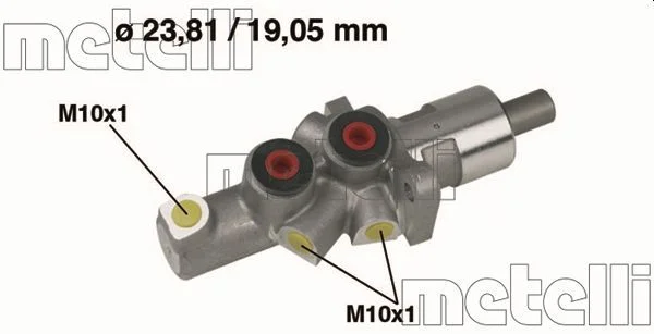 Hlavný brzdový válec METELLI 05-0177