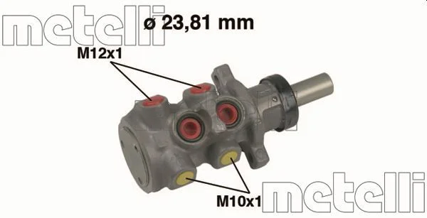 Hlavný brzdový válec METELLI 05-0312