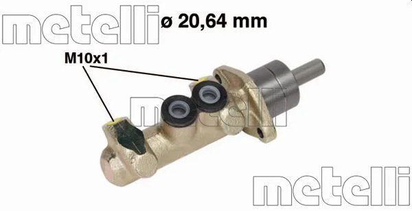 Brake Master Cylinder METELLI 05-0340