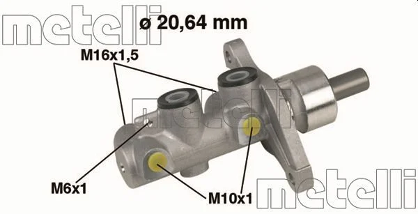 Hlavný brzdový válec METELLI 05-0346