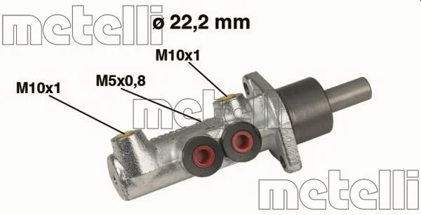 Hlavný brzdový válec METELLI 05-0354