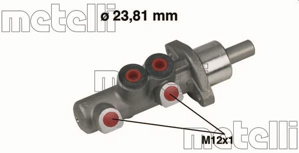 Hlavný brzdový válec METELLI 05-0367
