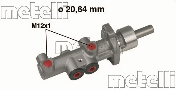 Hlavný brzdový válec METELLI 05-0404