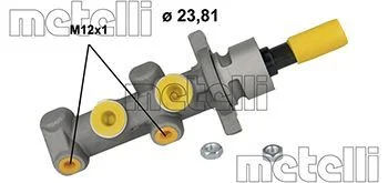 Hlavný brzdový válec METELLI 05-0426