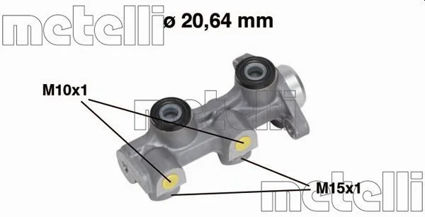 Brake Master Cylinder METELLI 05-0507