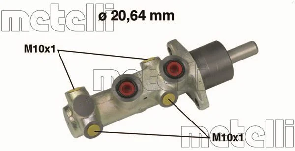 Hlavný brzdový válec METELLI 05-0525