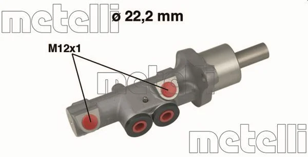 Hlavný brzdový válec METELLI 05-0534