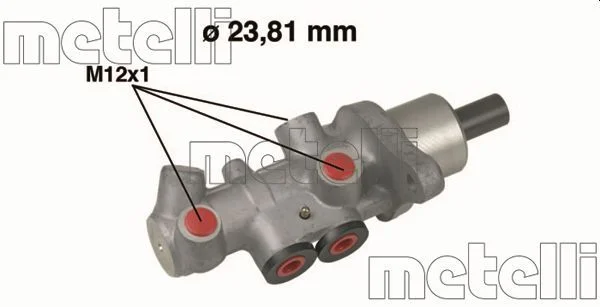 Hlavný brzdový válec METELLI 05-0536