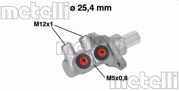Hlavný brzdový válec METELLI 05-0571