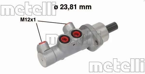 Brake Master Cylinder METELLI 05-0587