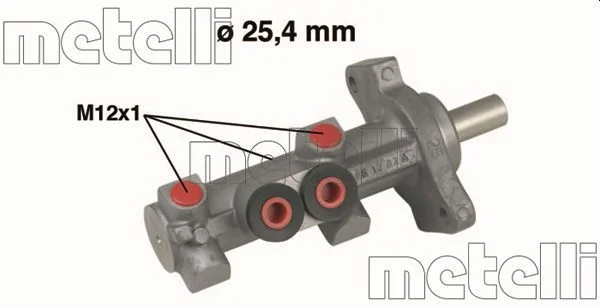 Hlavný brzdový válec METELLI 05-0618