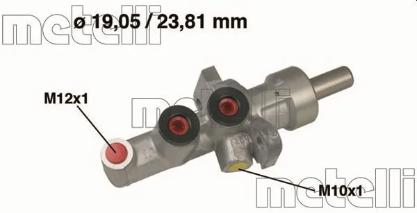 Hlavný brzdový válec METELLI 05-0619