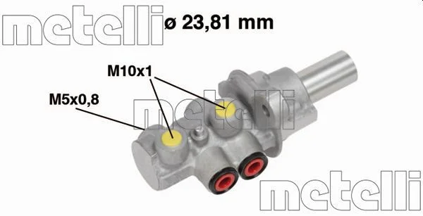 Brake Master Cylinder METELLI 05-0683