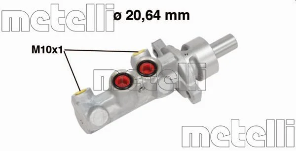 Hlavný brzdový válec METELLI 05-0709