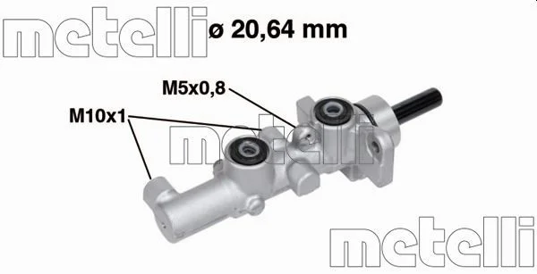 Hlavný brzdový válec METELLI 05-0734